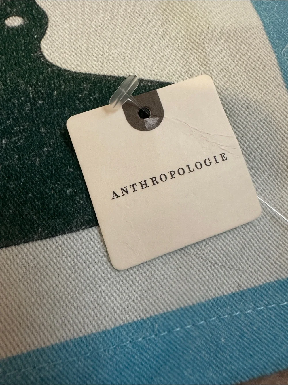 Anthropologie “ Sundae Funday” Ice Cream Panel Wash Cloth- NWT